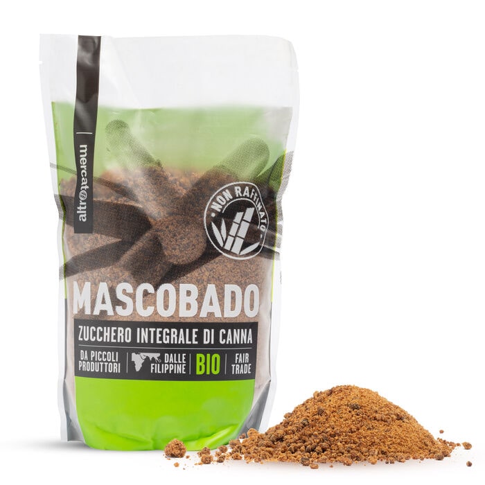 Zucchero Muscovado (o Mascobado) di canna integrale Alromecato 1kg