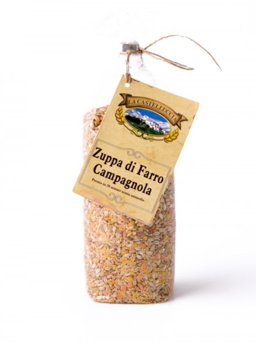 Zuppa di farro e legumi Campagnola